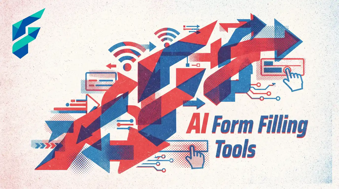 Comparison of manual PDF form filling versus AI-powered automated PDF form filling showing time savings