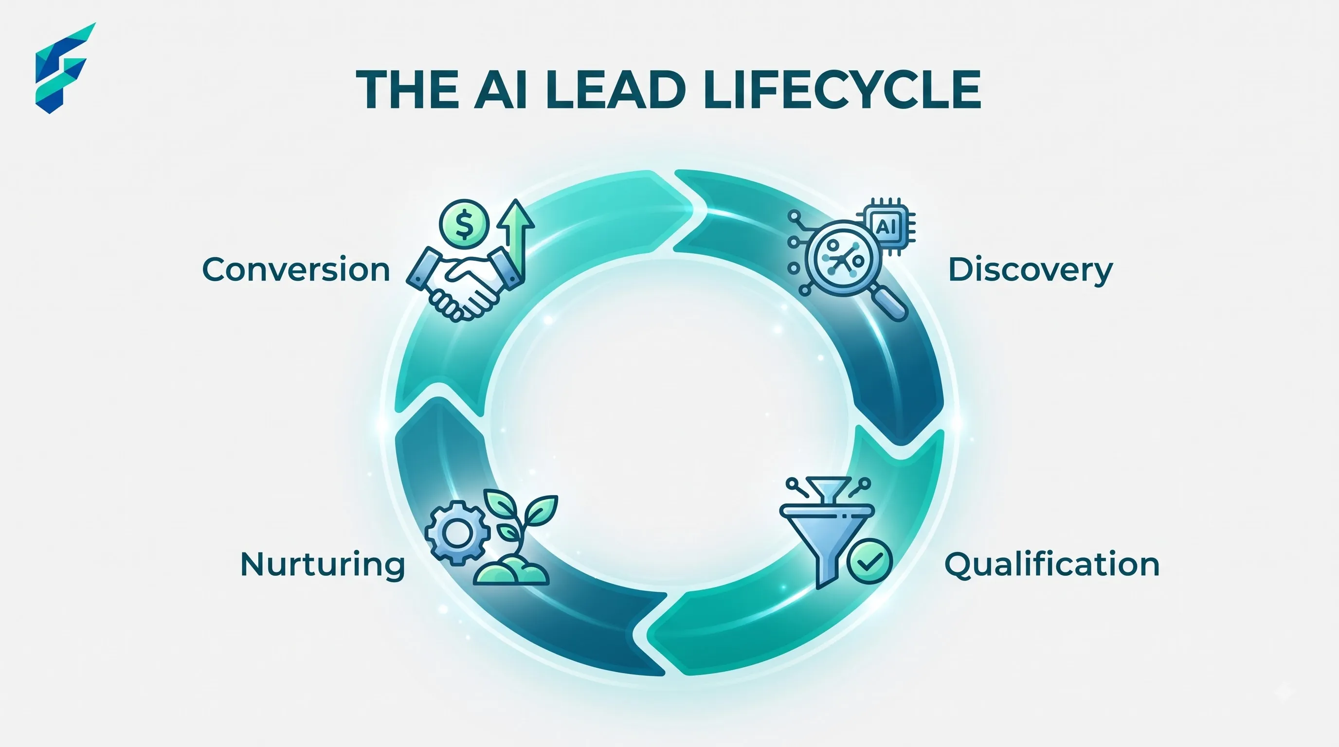Visual comparison of effective AI lead generation strategies versus ineffective volume-only approaches