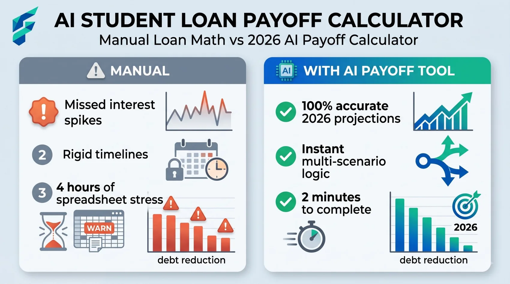 AI student loan payoff calculator