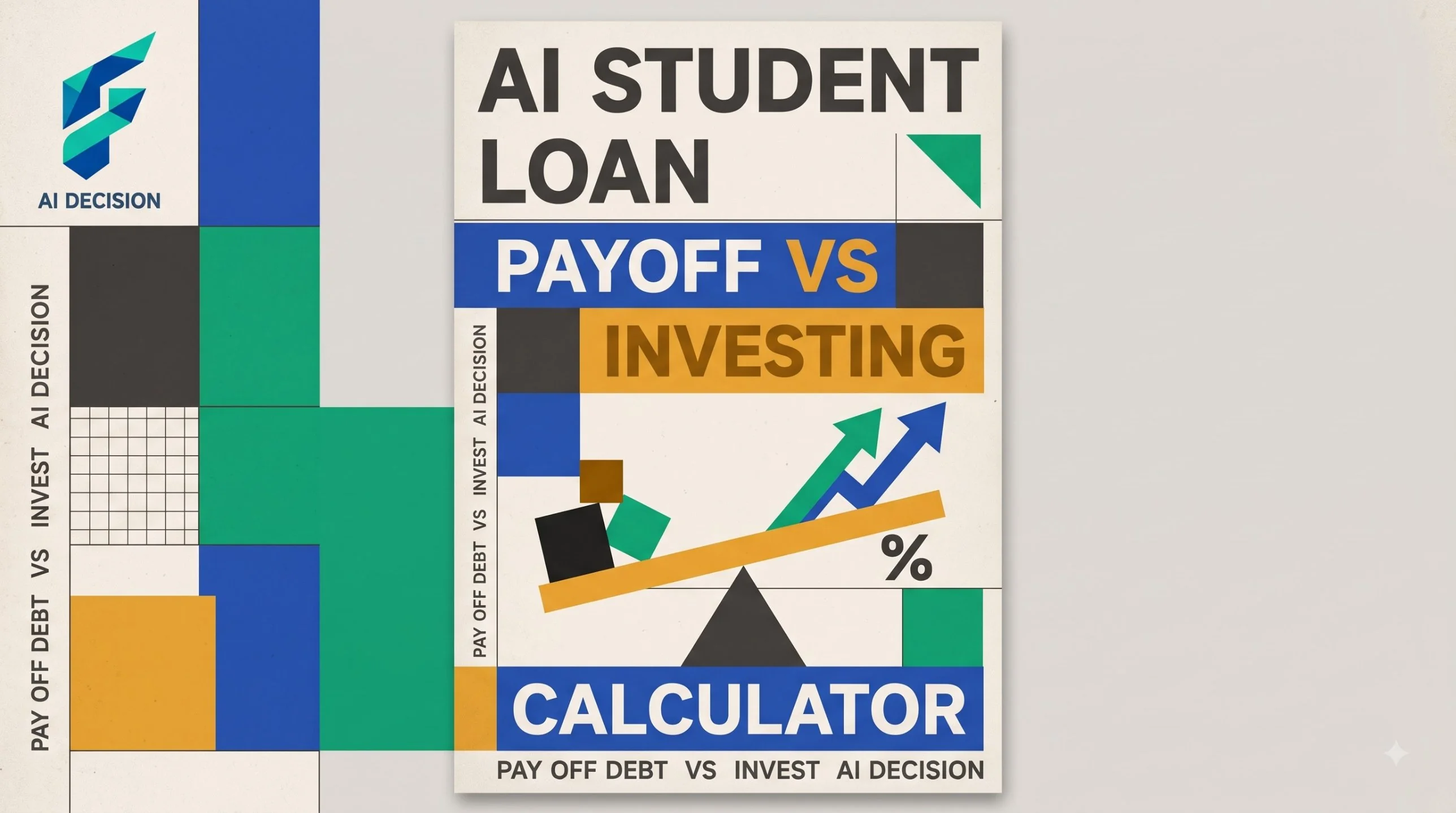 AI student loan payoff vs investing calculator