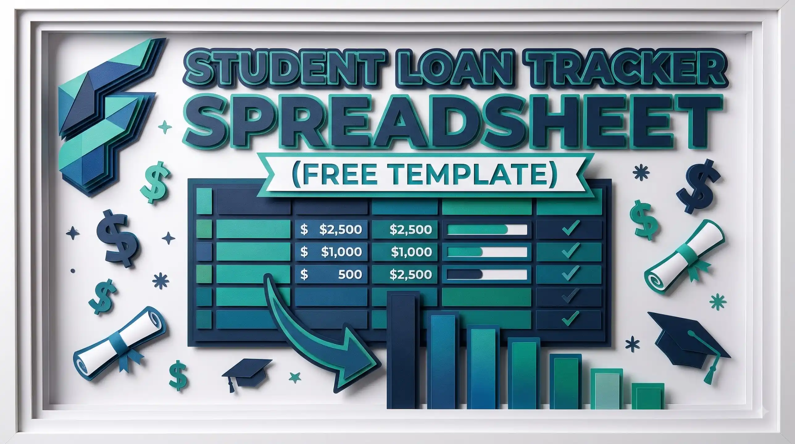 AI student loan tracker spreadsheet