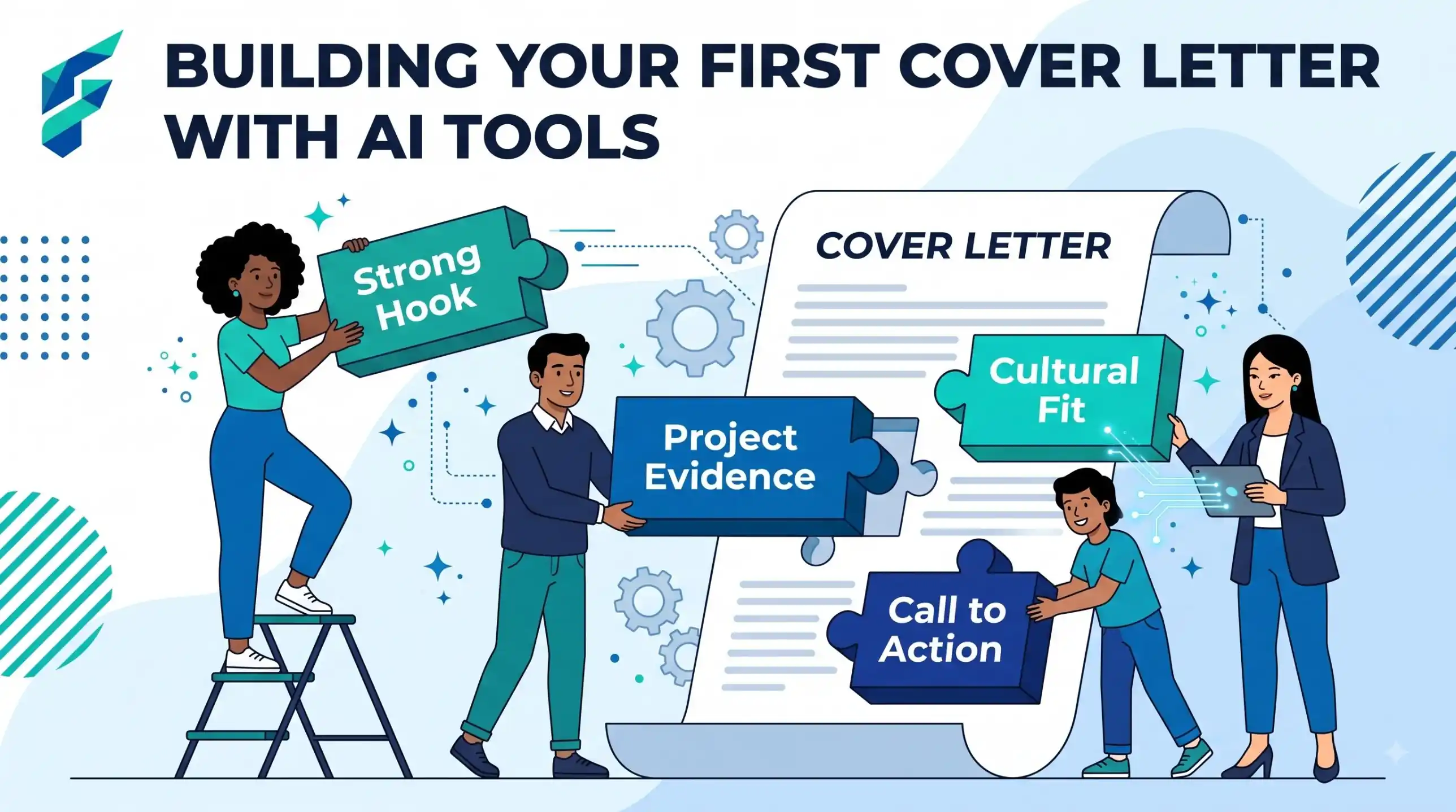 Cover letter for a first job written with AI help