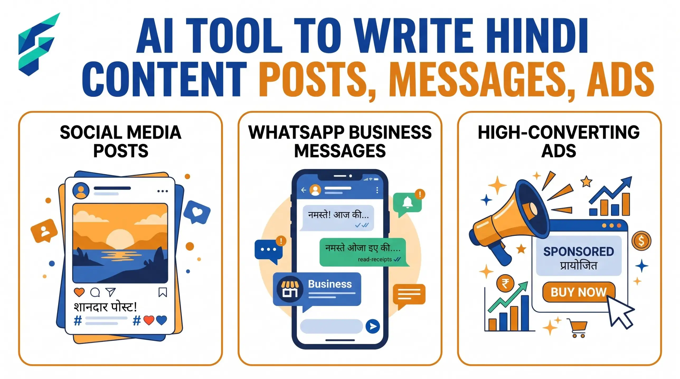 AI tool to write Hindi content for small business