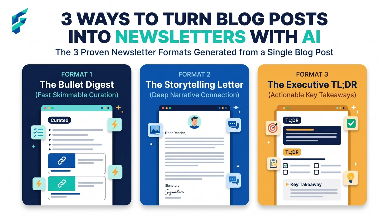 AI tool to write a newsletter from a blog post