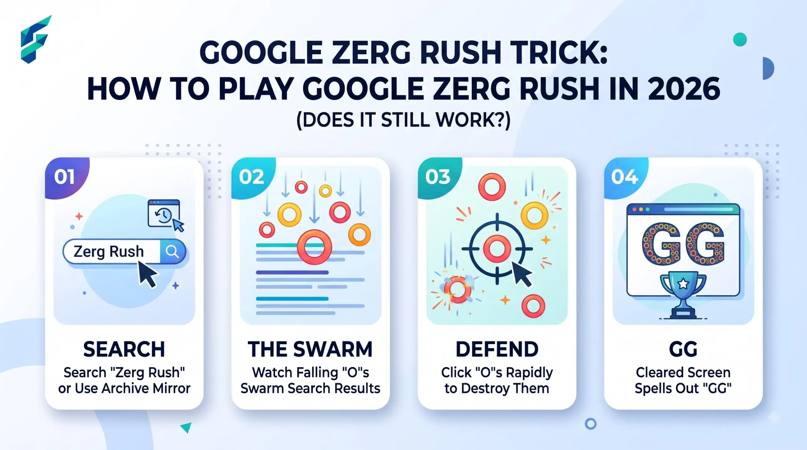 Google Zerg Rush trick with colored Os swarming search results