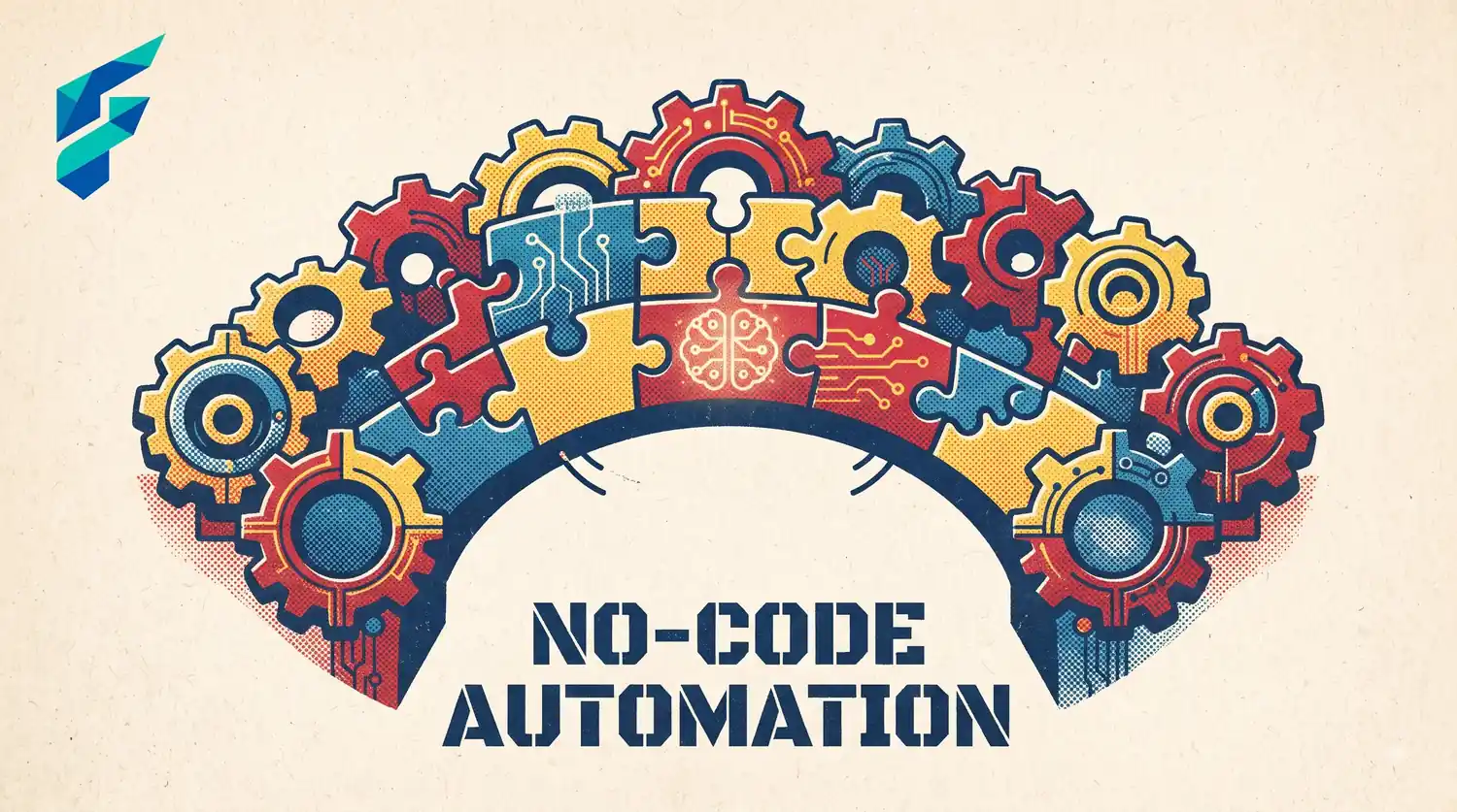 No-code AI automation tools for small business - visual workflow builders without coding