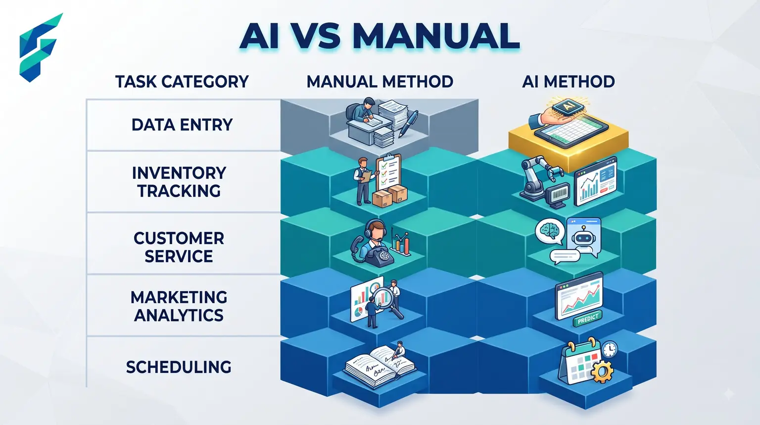 Practical AI use cases for small business - real world applications for writing, research, and operations